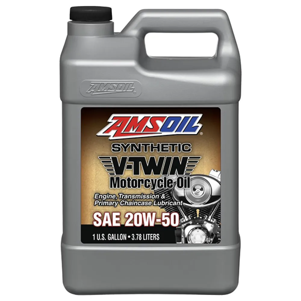 Alyva AMSOIL 20W50 100% Synthetic V-Twin Motorcycle Oil 3.78L