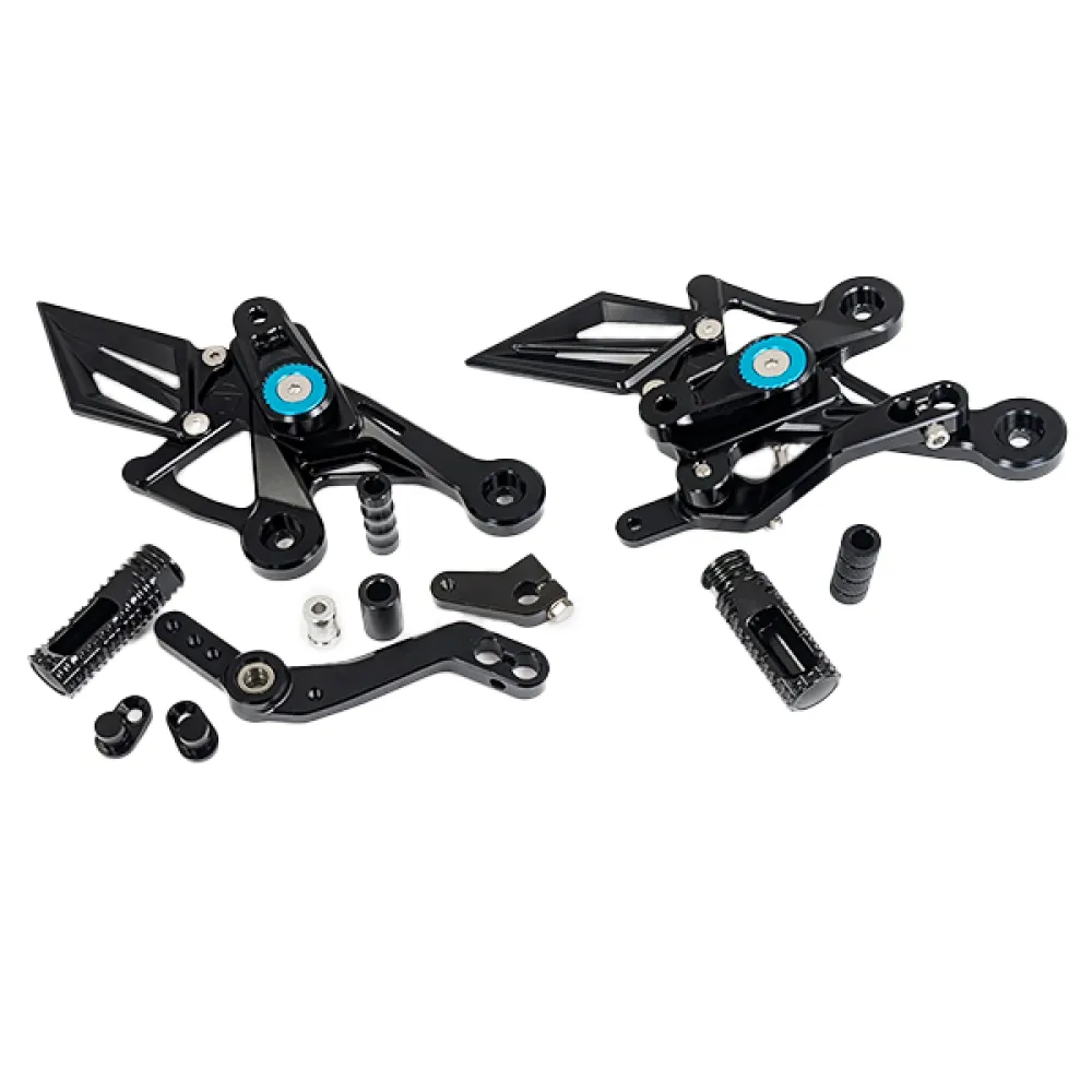 Reguliuojami pakojai (juodi) CFMOTO 675SR-R