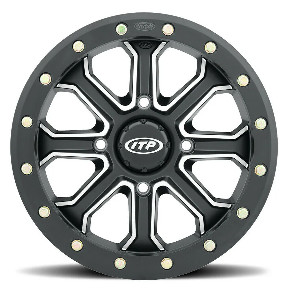 ITP INERTIA 14X7 4/156 5+2 MAT BLACK