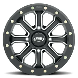 ITP INERTIA 14X7 4/156 5+2 MAT BLACK