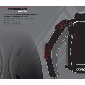 MOTO STRIUKĖ XRC TOTTER WTP MOTERIMS JUODA/ PILKA/ ŽALIA