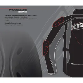 MOTO STRIUKĖ XRC WINKLE WTP MOTERIMS JUODA/ PILKA/ ŽALIA