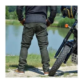DŽINSAI TRILOBITE ACID SCRAMBLER VYRAMS KHAKI