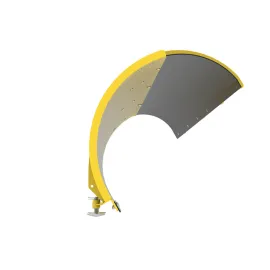 DIDELIO ATMETIMO PEILIS 1500 MM IRON BALTIC + RĖMAS + MONTAVIMO KOMPLEKTAS (PRIEKINIS LAIKIKLIS)