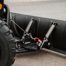 UNIVERSALUS SNIEGO PEILIS SHARK 150 CM GREITO FIKSAVIMO JUODAS