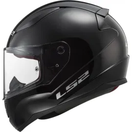 ŠALMAS LS2 RAPID II SOLID BLIZGUS JUODAS