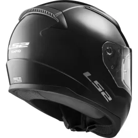 ŠALMAS LS2 RAPID II SOLID BLIZGUS JUODAS