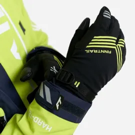 ŽIEMINĖS PIRŠTINĖS FINNTRAIL WINTERSPORT GRAPHITE GELTONOS