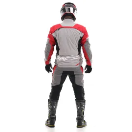 MOTOKROSO KELNĖS DRAGONFLY ENDURO FREERIDE PILKA/ RAUDONA UNISEX