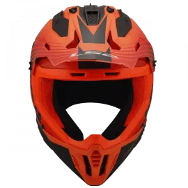 ŠALMAS LS2 MX708 FAST II DUCK MH-V ORANŽINĖ/RAUDONA