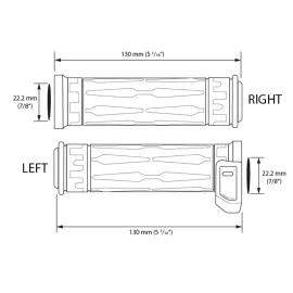 HYPER ŠILDOMOS RANKENĖLĖS + NYKŠČIO ŠILDYMAS SNMB/ATV 22MM