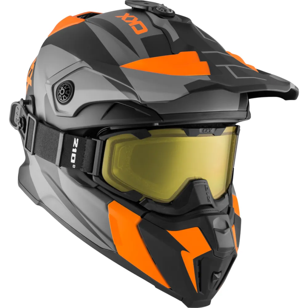 ŠALMAS SU AKINIAIS CKX TITAN SIDEHILL MATINIS ORANŽINIS