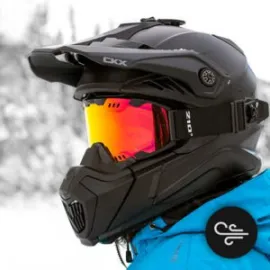 ŠALMAS SU AKINIAIS CKX TITAN SOLID MATINIS JUODAS