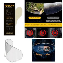 UNIVERSALI NERASOJANTI PINLOCK FOGCITY EASY FULL FACE MEDIUM LIPINAMA PLĖVELĖ