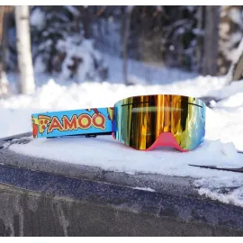 AKINIAI AMOQ VENT MAGNETIC PIZZA / RAUDONI VEIDRODINIU STIKLIUKU