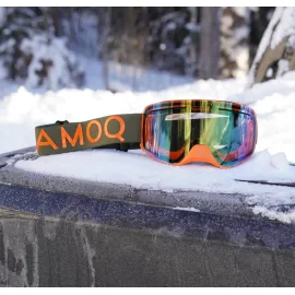 AKINIAI AMOQ VENT MAGNETIC MILITARY ŽALI/ ORANŽINIAI VEIDRODINIU STIKLIUKU