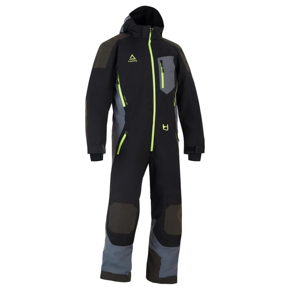 KOMBINEZONAS AMOQ ECLIPSE JUODAS/PILKAS/HI-VIS