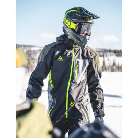 KOMBINEZONAS AMOQ ECLIPSE JUODAS/PILKAS/HI-VIS