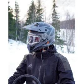 ŠALMAS AMOQ ADAPTOR JUODA/ PILKA/ ORANŽINĖ