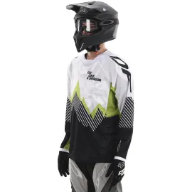 MOTO MARŠKINĖLIAI DRAGONFLY ENDURO FREERIDE BALTA/ JUODA
