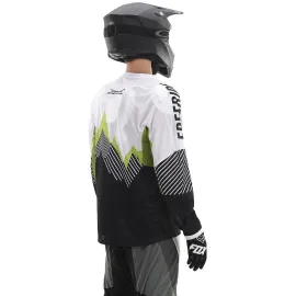 MOTO MARŠKINĖLIAI DRAGONFLY ENDURO FREERIDE BALTA/ JUODA