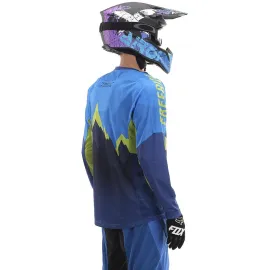 MOTO MARŠKINĖLIAI DRAGONFLY ENDURO FREERIDE MĖLYNI