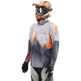 MOTO MARŠKINĖLIAI DRAGONFLY ENDURO FREERIDE PILKI