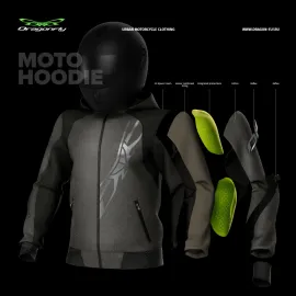 MOTO BLIUZONAS DRAGONFLY URBAN PILKAS UNISEX