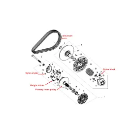 CFMOTO PIRMINIO VARIATORIAUS LĖKŠTĖ 0GR0-051100