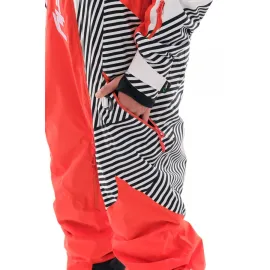 KOMBINEZONAS DRAGONFLY SKI PREMIUM VYRAMS RAUDONAS/ BALTAS