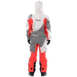 KOMBINEZONAS DRAGONFLY SKI PREMIUM VYRAMS RAUDONAS/ BALTAS