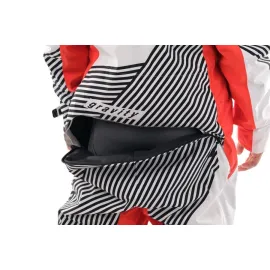 KOMBINEZONAS DRAGONFLY SKI PREMIUM VYRAMS RAUDONAS/ BALTAS