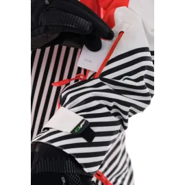 KOMBINEZONAS DRAGONFLY SKI PREMIUM VYRAMS RAUDONAS/ BALTAS