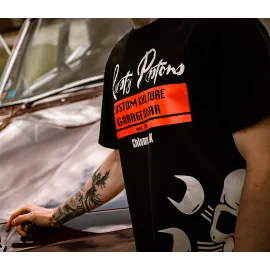 MARŠKINĖLIAI „RUSTY PISTONS WRENCH“ JUODI