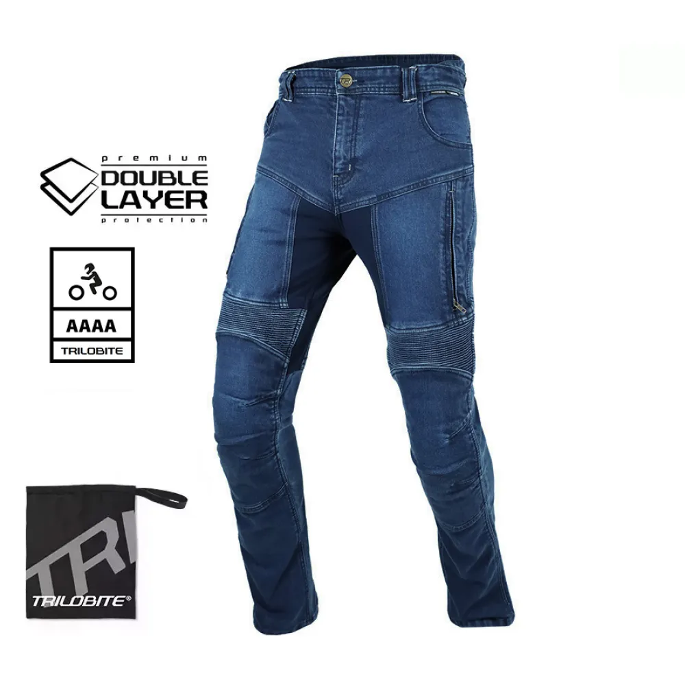 DŽINSAI TRILOBITE PARADO DOUBLELAYER AAAA SLIM FIT VYRAMS, MĖLYNI