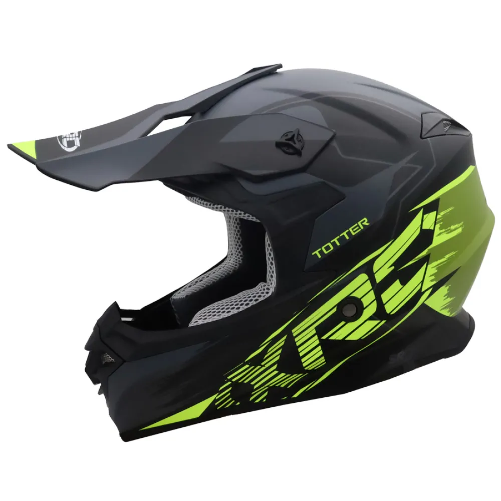 ŠALMAS „XRC TOTTER“ JUODA / PILKA / FLUO