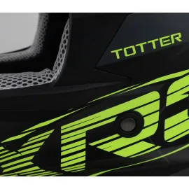 ŠALMAS „XRC TOTTER“ JUODA / PILKA / FLUO