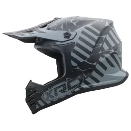 ŠALMAS „XRC MX JASPER“ JUODA / PILKA VAIKAMS