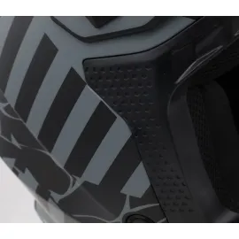 ŠALMAS „XRC MX JASPER“ JUODA / PILKA VAIKAMS