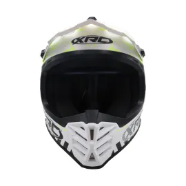ŠALMAS „XRC MX JASPER 2.0“ JUODA / BALTA / FLUO VAIKAMS