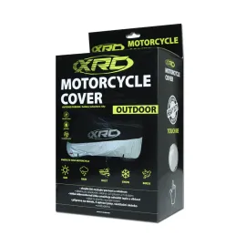 XRC UŽDANGALAS MOTOCIKLUI OUTDOOR JUODAS/ SIDABRINIS L