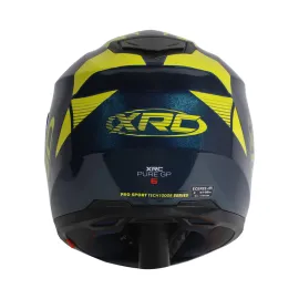 Šalmas XRC PURE GP 6 MĖLYNAS/GELTONAS FLUO