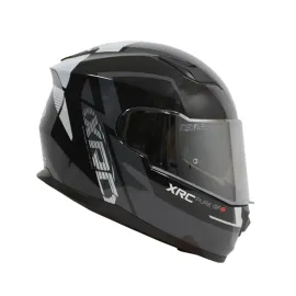 Šalmas XRC PURE GP 6 JUODAS/PILKAS