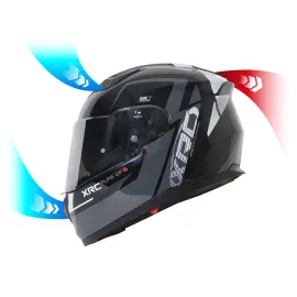 Šalmas XRC PURE GP 6 JUODAS/PILKAS