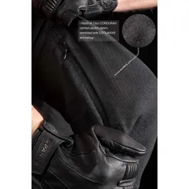 DŽINSAI PANDO MOTO DESERT CARGO SU CORDURA® VYRAMS JUODI