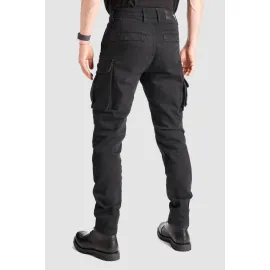 DŽINSAI PANDO MOTO DESERT CARGO SU CORDURA® VYRAMS JUODI