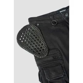 DŽINSAI PANDO MOTO DESERT CARGO SU CORDURA® VYRAMS JUODI
