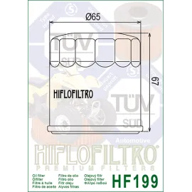 Alyvos filtras HIFLO HF199 POLARIS, INDIAN