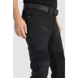 MOTO DŽINSAI PANDO MOTO KARLDO SLIM CORDURA VYRAMS JUODI
