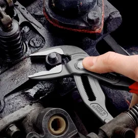 Santechninės replės prailgintos KNIPEX SLIM Cobra su fiksavimu 250mm